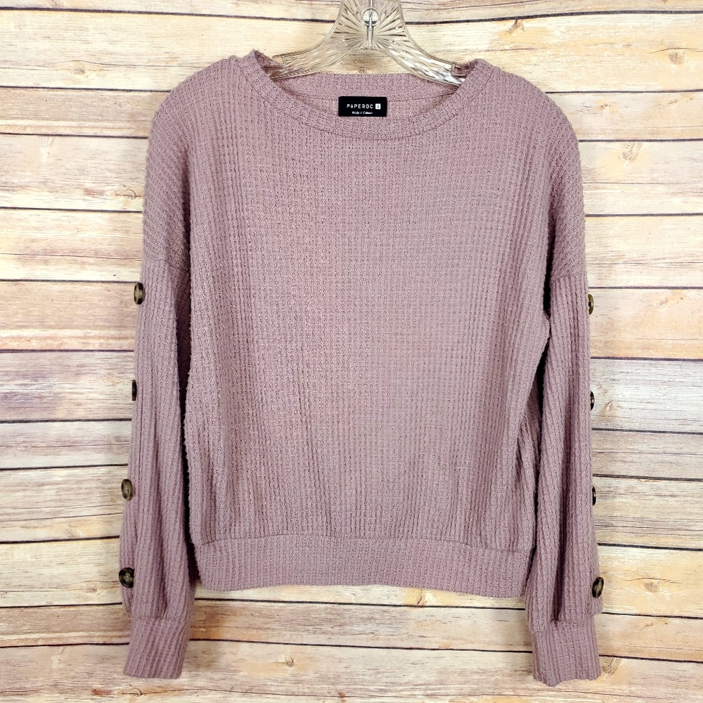 Paperoc Women's Long Sleeve Sweater